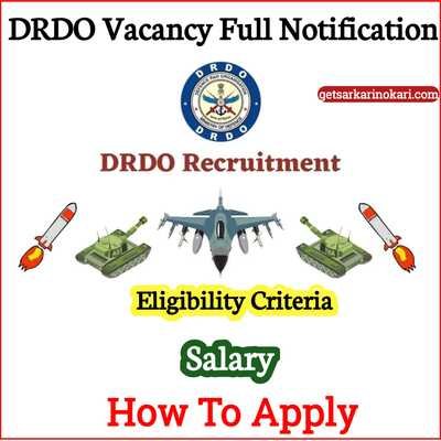 DRDO Recruitment 2022 for Scientist B, Engineers & JRF Posts – Apply Online Now 1 DRDO Recruitment 2022