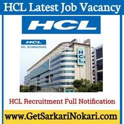 HCL Recruitment 2022 for Freshers Jobs Apply Now 2 HCL Recruitment 2021