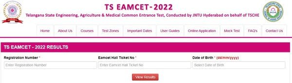 TS EAMCET Results 2022 Declared 1 TS EAMCET Results 2022