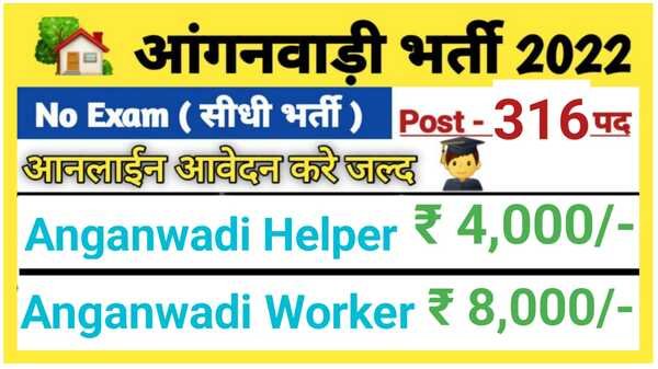WCD Karnataka Recruitment 2022- 10th Pass Anganwadi Bharti 1 WCD Karnataka Recruitment 2022