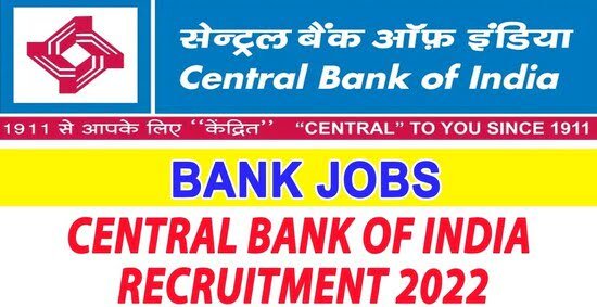 Central Bank of India Jobs 2022 for 1000 Posts 1 Central Bank of India Jobs 2022